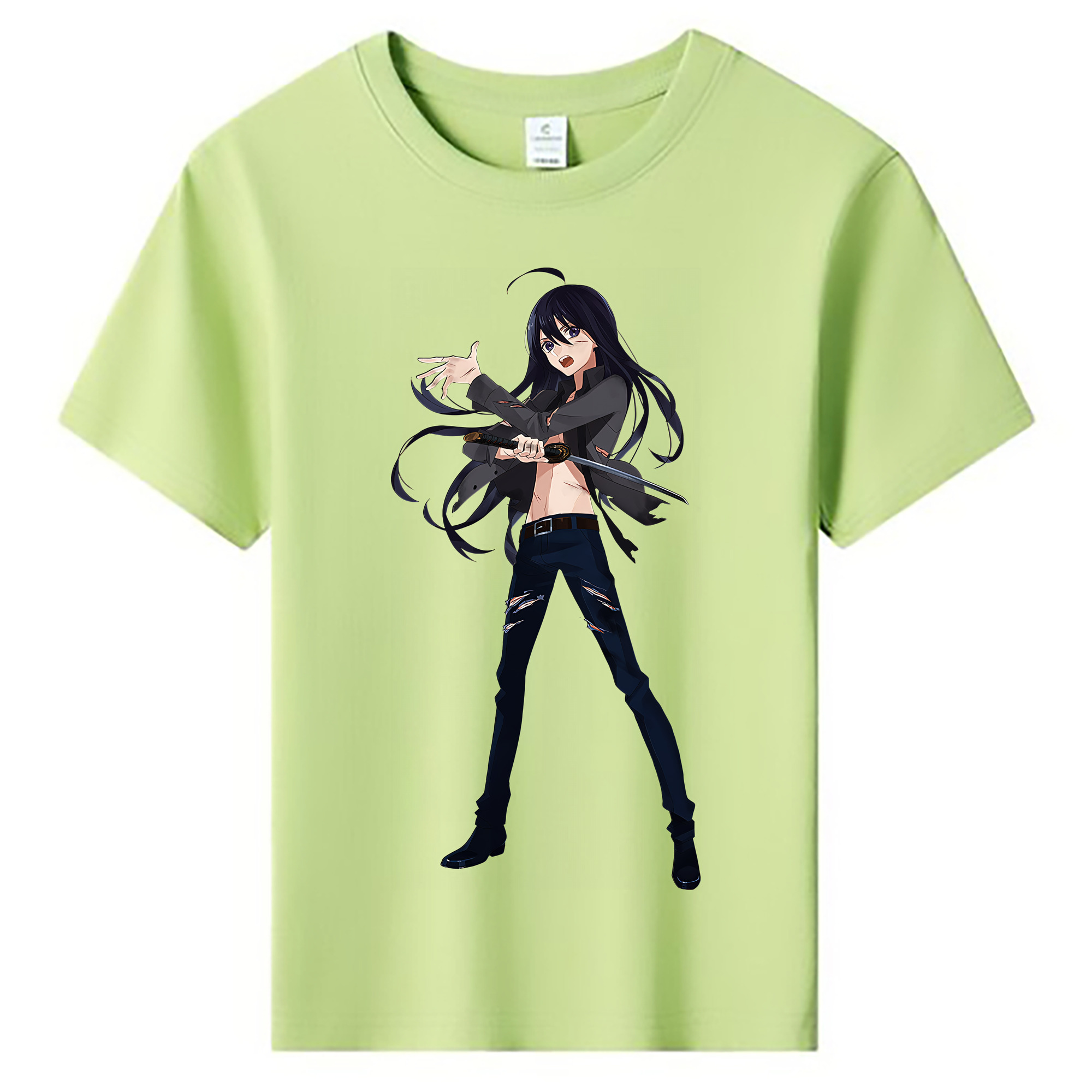 （画像用） 刀剣乱舞 Touken Ranbu 綿100％キッズTシャツ（フロントプリント）